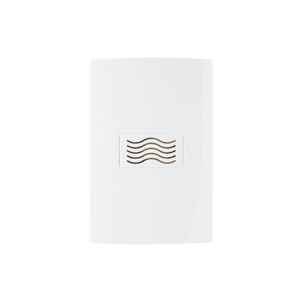 Cigarra MarGirius Sleek com Placa 4x2 Branca 127V