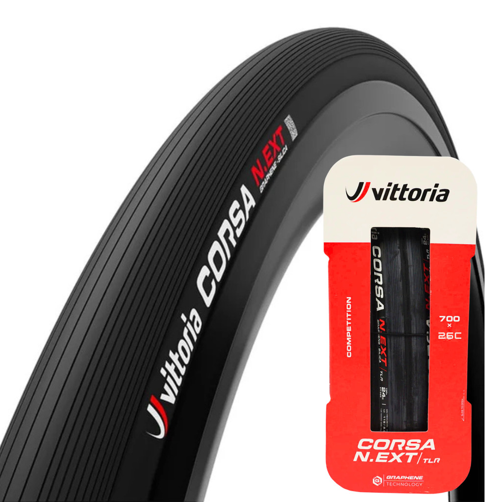 Pneu Vittoria Corsa N.EXT 700x26 Road TLR Preto G2.0