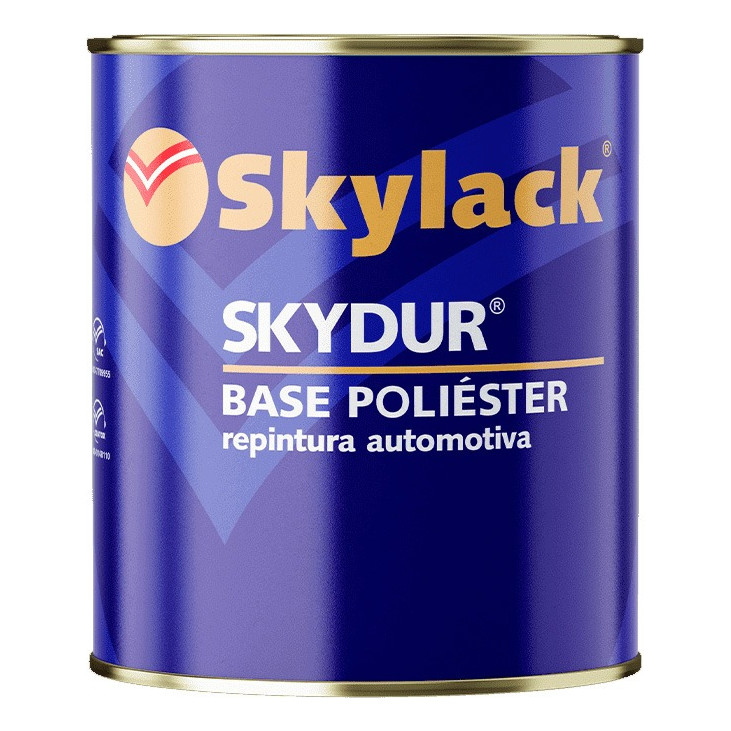 Tinta Pronta Poliester Premium Prata Polaris Metalizado Gm