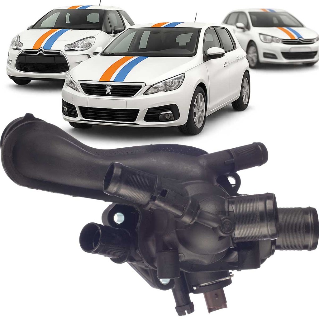 Válvula Termostática Peugeot 3008 2008 308 Citroen C4 DS3 DS4 DS5 2014 A 2018 Vt633105