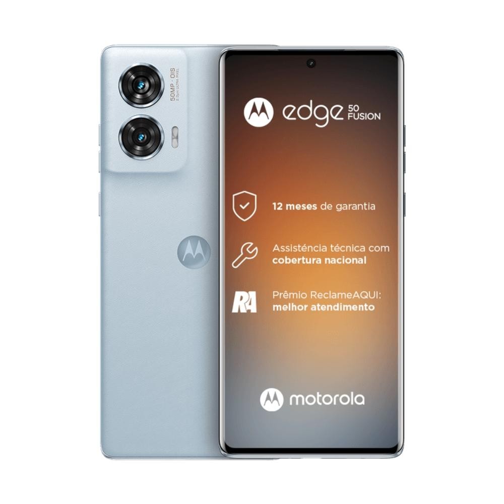 Usado: Moto Edge 50 Fusion 256GB Azul Excelente - Trocafy - Motorola em Oferta na Shopee