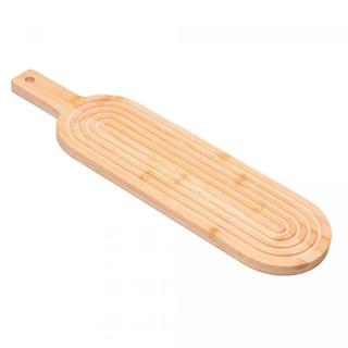 Tábua Oval Decorativa Aura 45cm x 12cm x 1,5cm Bambu - Lyor em Oferta na Shopee