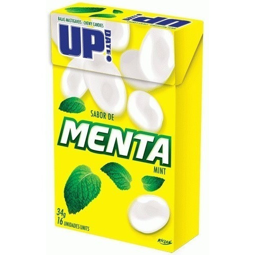 Goma Mascar Up Date Menta 12 Unid X 25g - Riclan