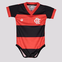 Body Premium Flamengo Vermelho e Preto
