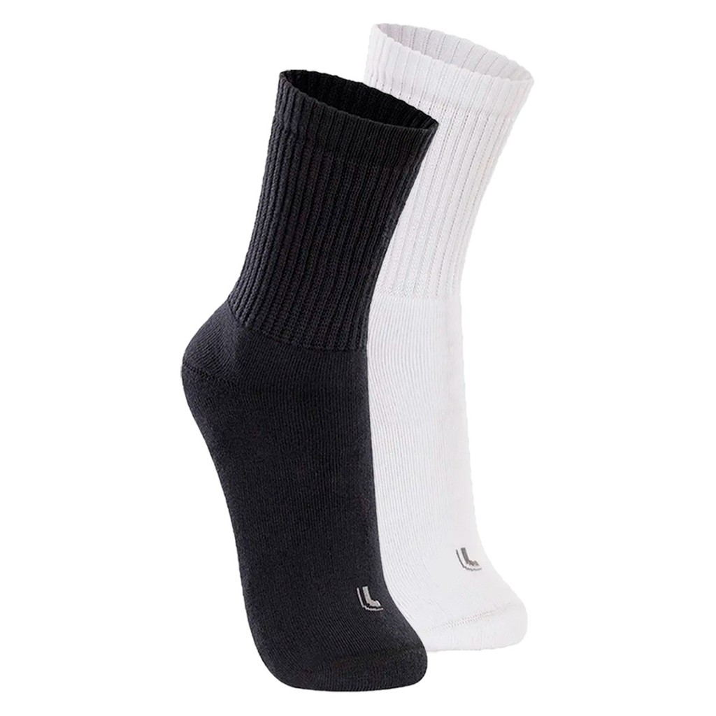 Kit com 2 Pares de Meias Esportiva Cano Longo Lupo 3250-001 Colorido em Oferta na Shopee