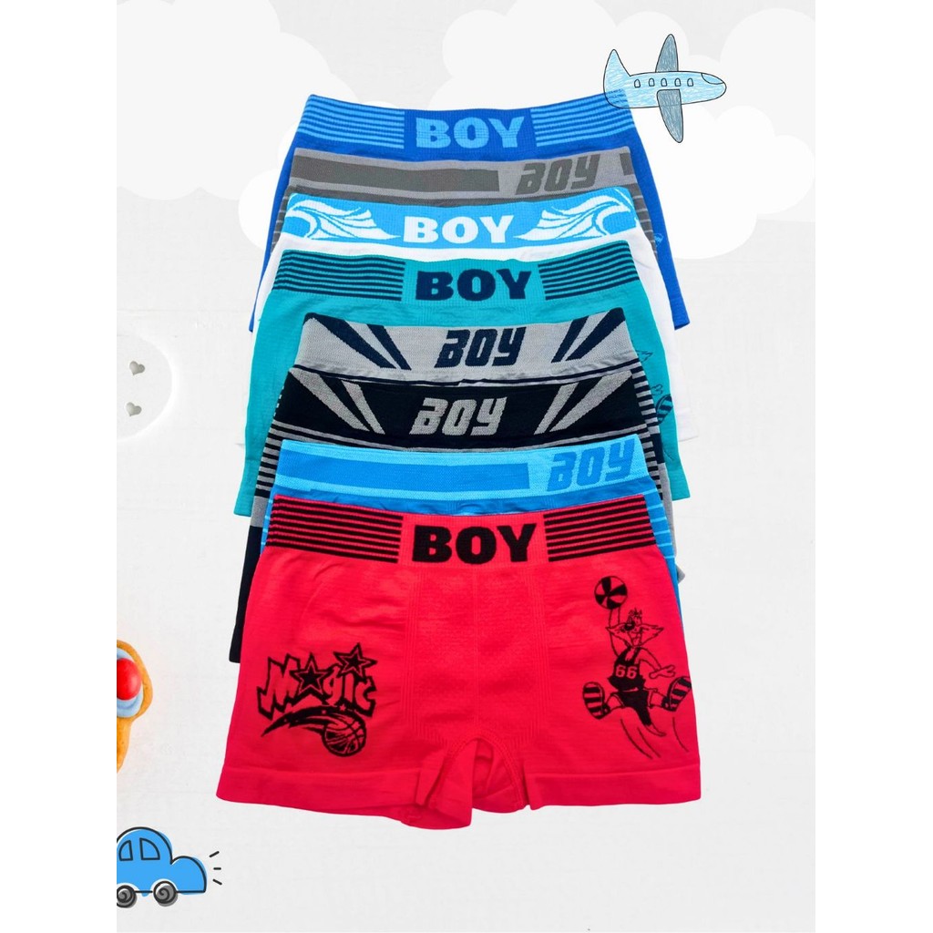 Kit 10 Cuecas Boxer Infantil Masculina box Confortável Original Box Boy