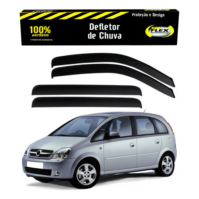 Jogo Defletor Calha Chuva Meriva 1.8 2002 A 2007 em Oferta na Shopee