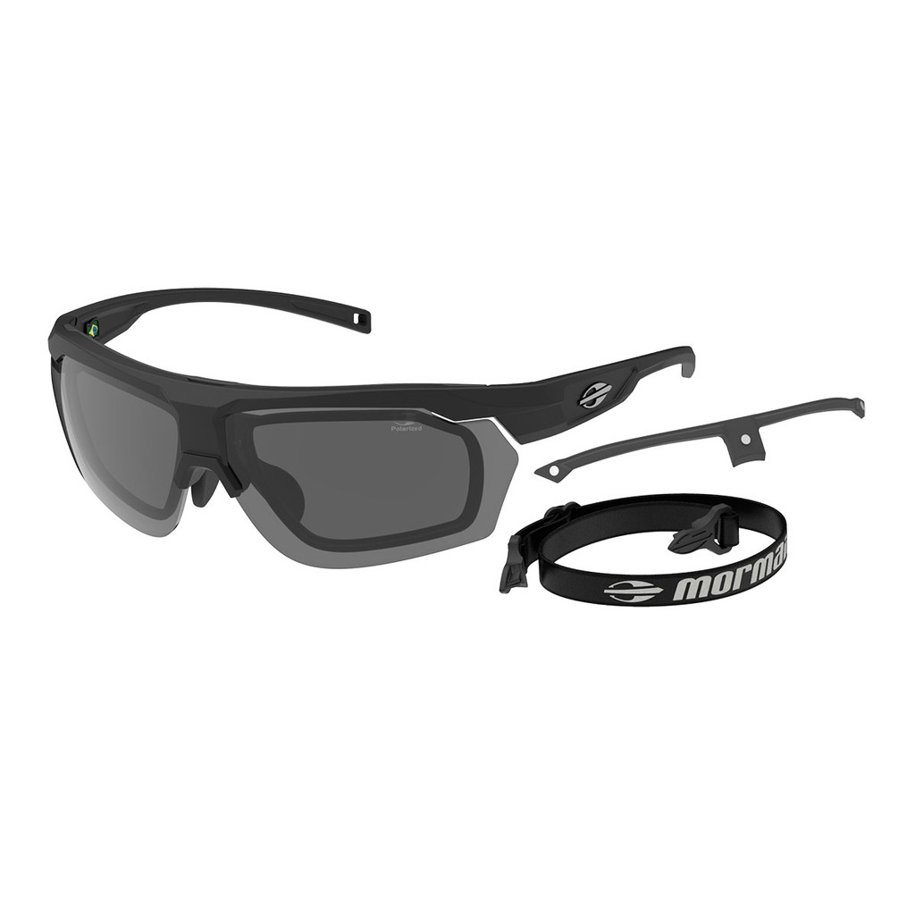 Óculos Solar Mormaii Smash 5 M0202a1403 Preto Fosco Lente Cinza Polarizada cat1