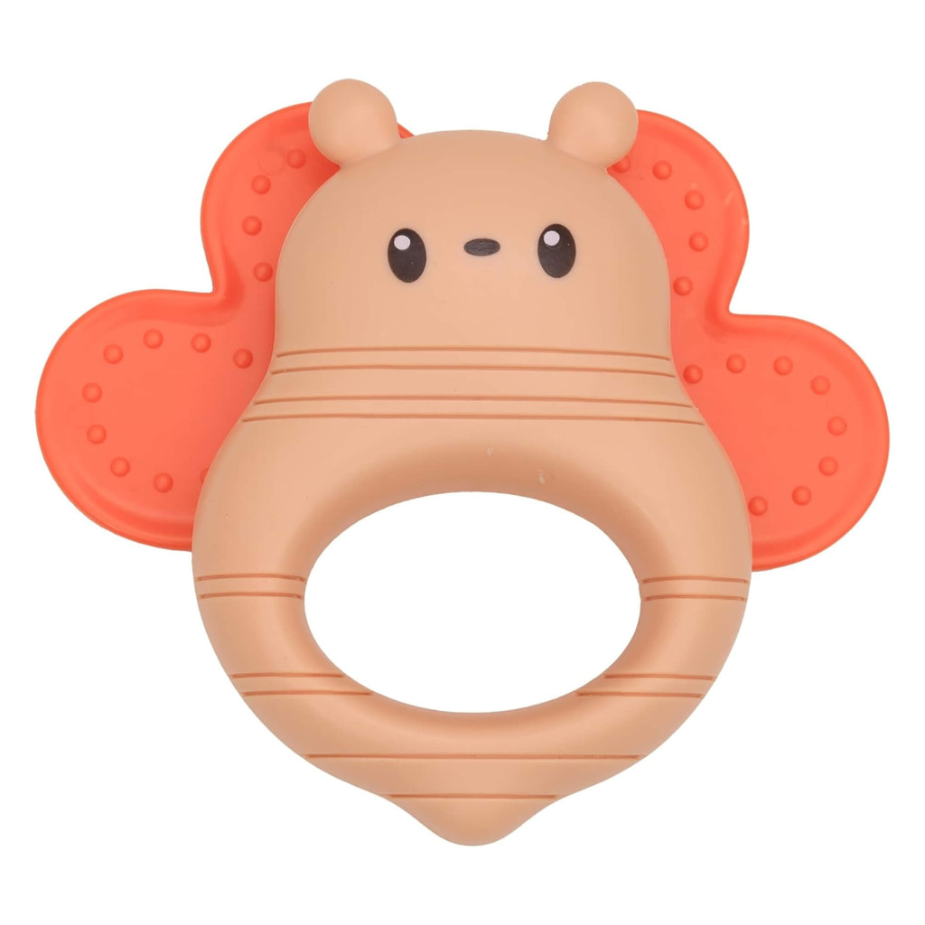 Brinquedo Infantil Chocalho Borboleta Rosa Zippy Toys - 10379