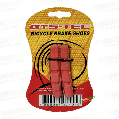 Par de Pastilha Sapata De Freio V-brake Orbital 70mm GTS CORES
