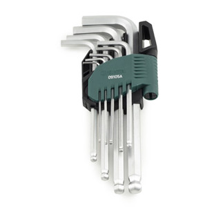 Jogo de Chave Allen Abaulada Longa 1,5mm a 10mm com 9 Peças SATA ST09105ASJ em Oferta na Shopee