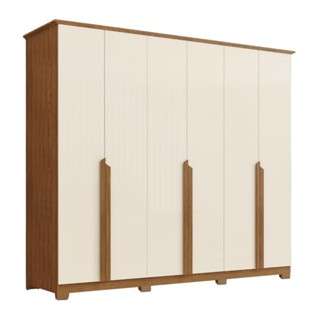 Guarda Roupas Casal 6 Portas 6 Gavetas Amarilis em Oferta na Shopee