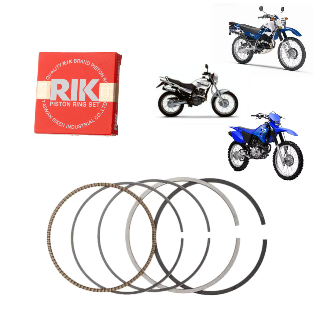 Anel de Pistão Moto Yamaha Xt Tdm 225 Ttr 230 Std 0.25 0.50 0.75 1.00 RIK Jogo de Anéis Motor