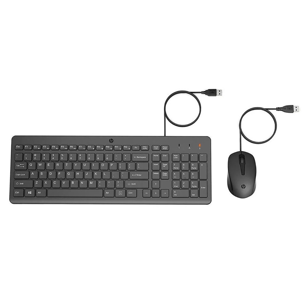 TECLADO E MOUSE HP 150 PRETO 240J7AA#AC4
