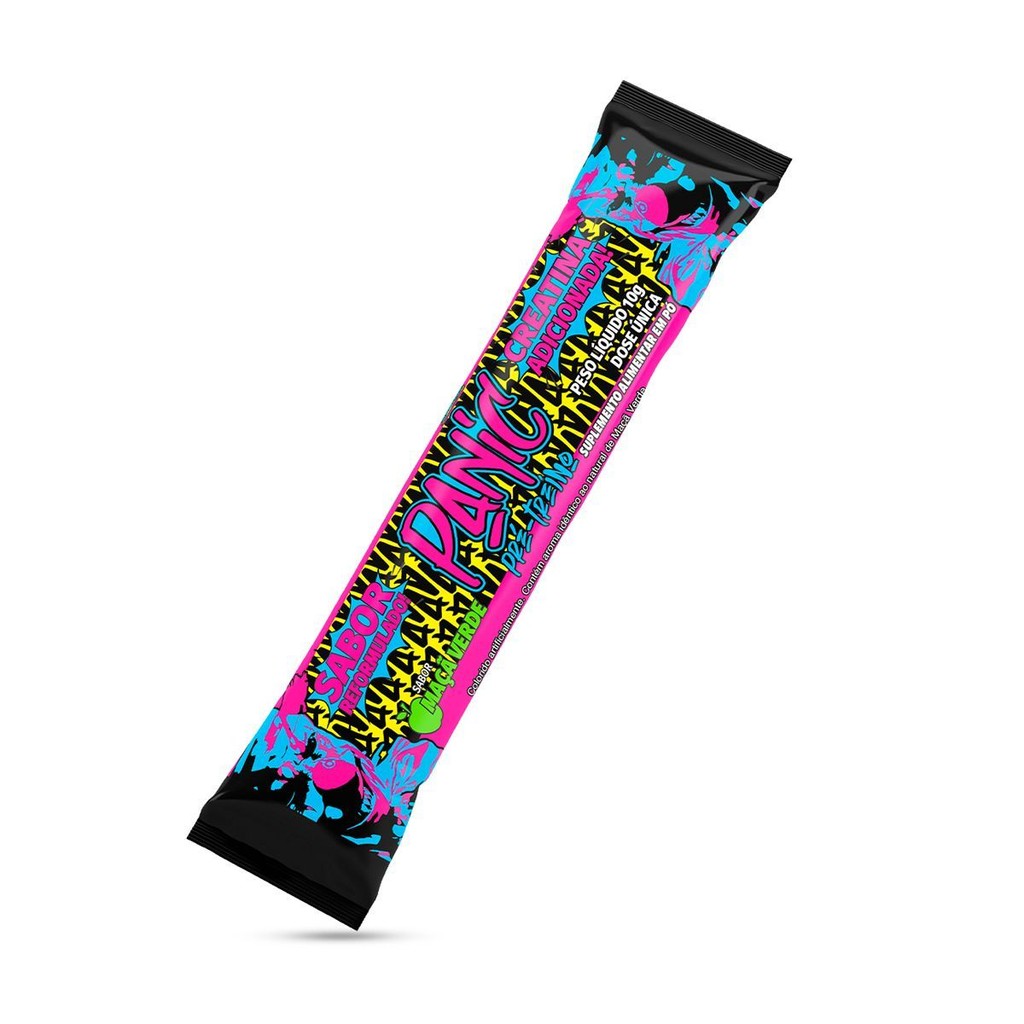 Panic Pré-treino - 1 Sachê de 10g Maçã Verde - Adaptogen