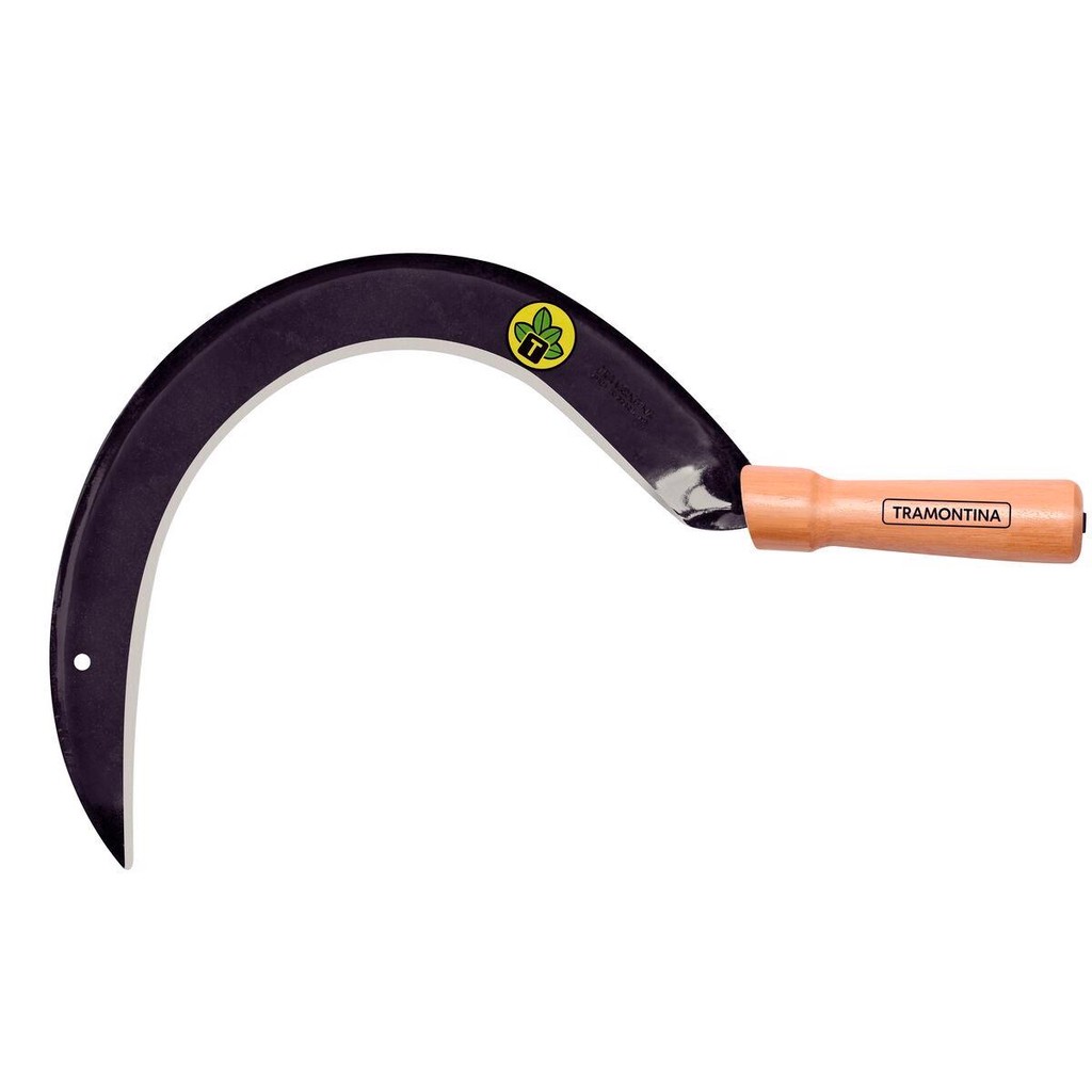 Foicinha Metálica Para Pasto Com Cabo de Madeira 13cm (77682/025) - Tramontina