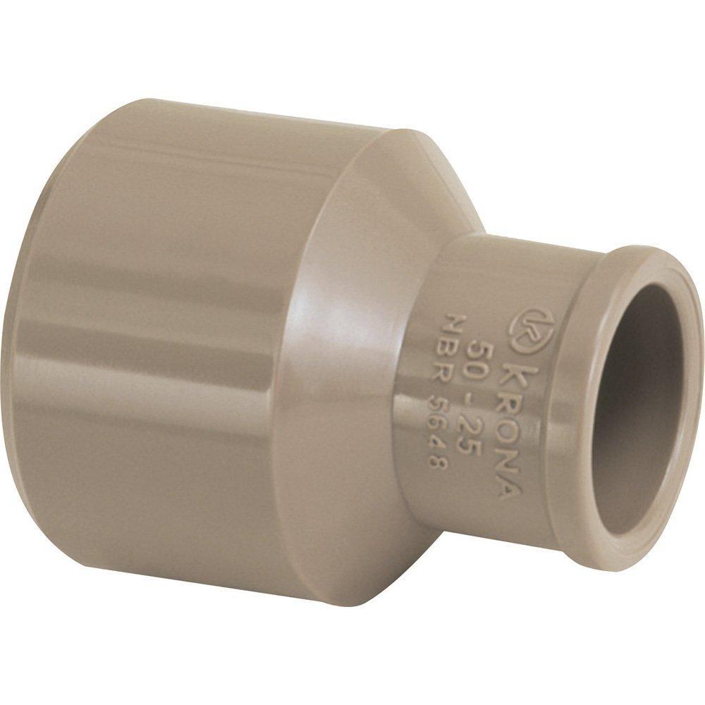 Bucha Redução Soldável Longa Krona 50x25mm - Embalagem com 25 Unidades