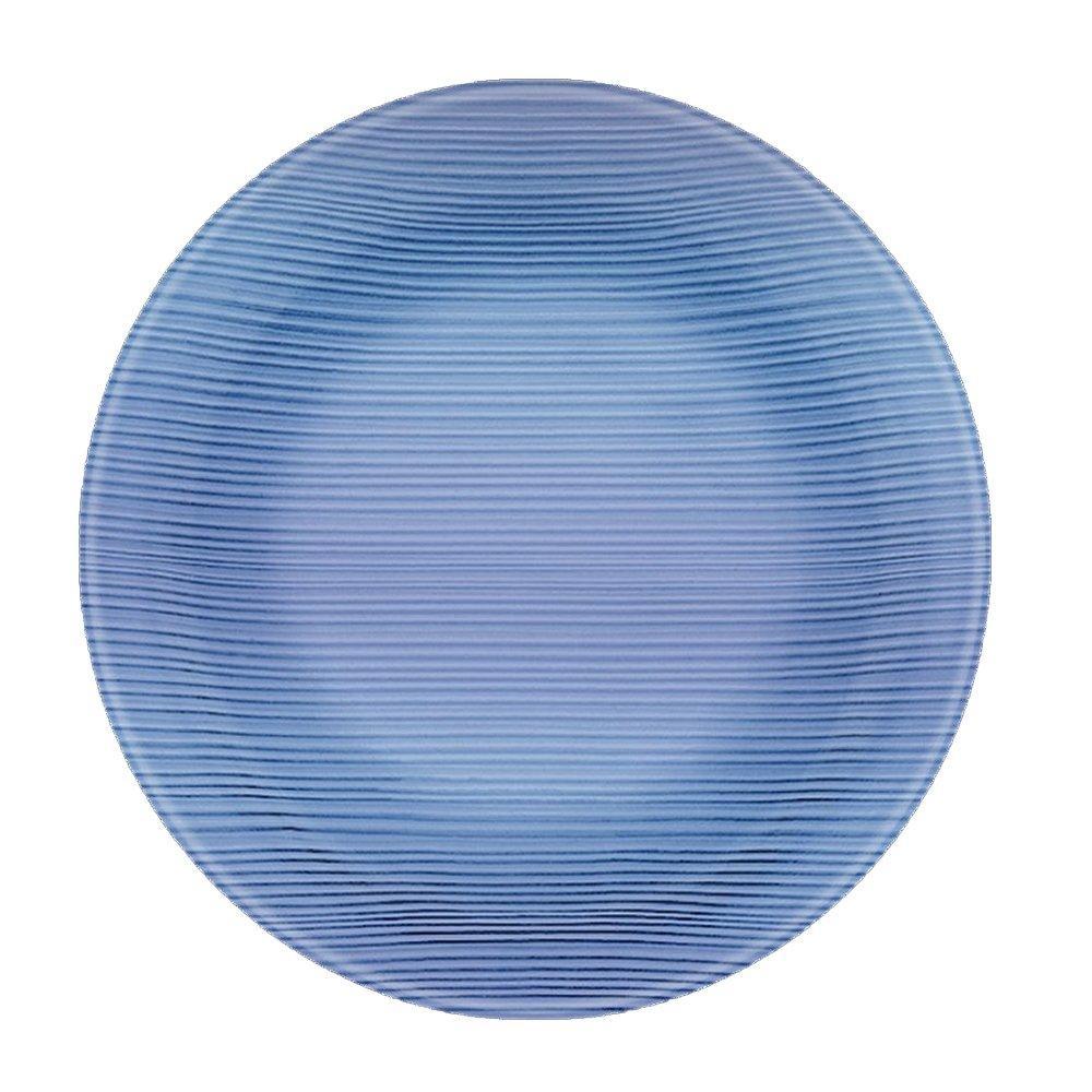 Prato Duralex Diamante Sky Fundo Azul 583803 - Embalagem com 24 Unidades