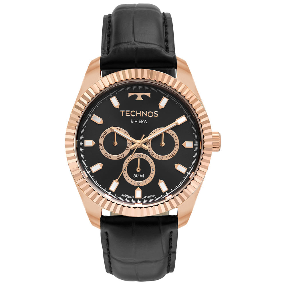 Relógio Technos Masculino Riviera Rosé - 6P79CE/0P