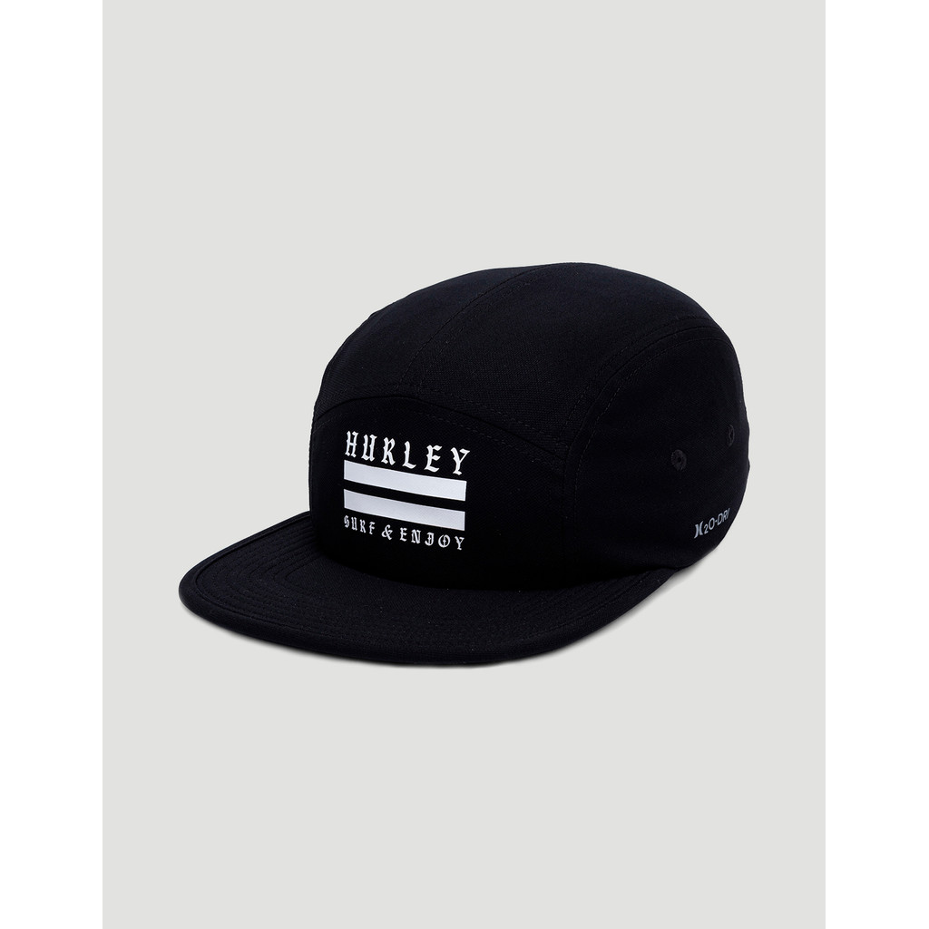Boné Five Panel Hurley Original Aba Flexivel Agace Preto