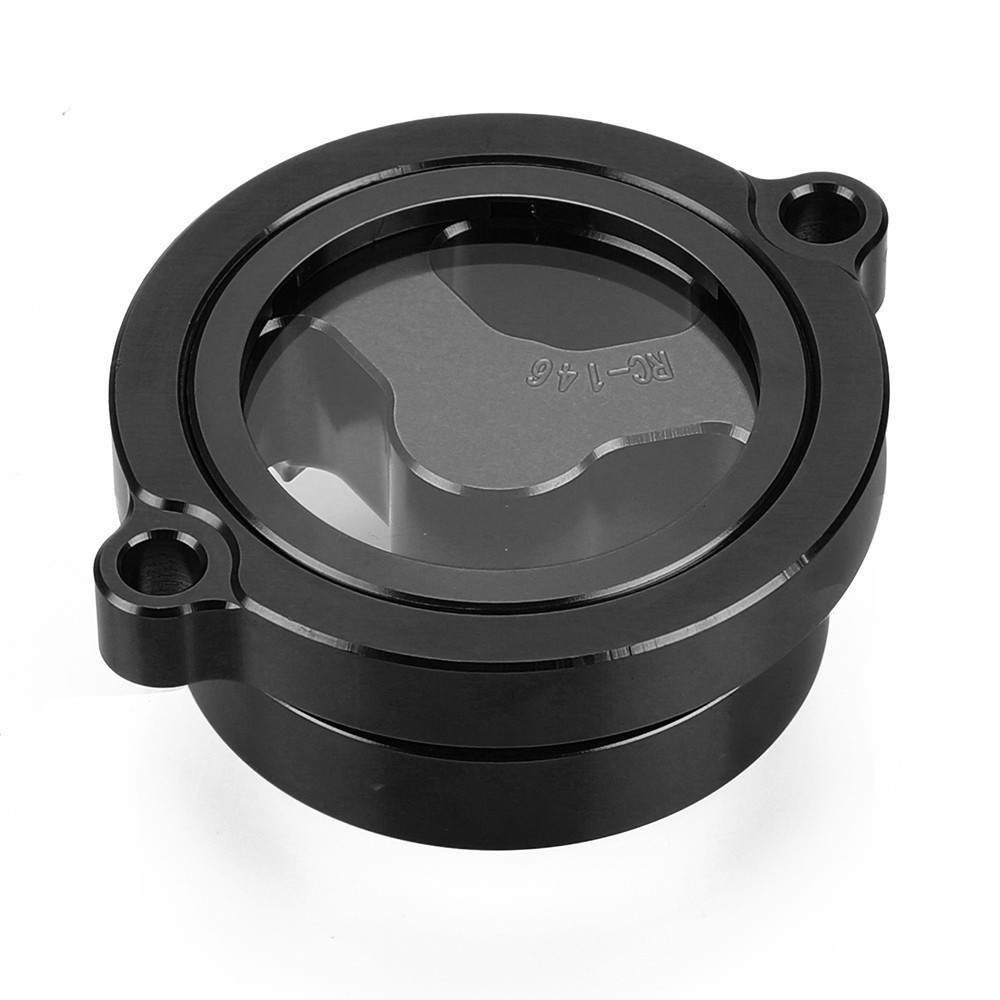 Tampa Transparente De Alumínio Para Filtro De Óleo De Motor De Motocicleta , Kawasaki KLR650 KLR 650 1987-2017 2018 2019