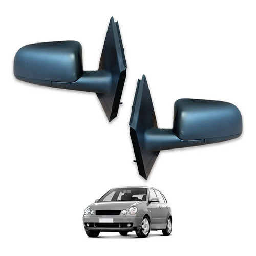 Par Retrovisor Elétrico Polo/polo Sedan 2004 2005 Metagal
