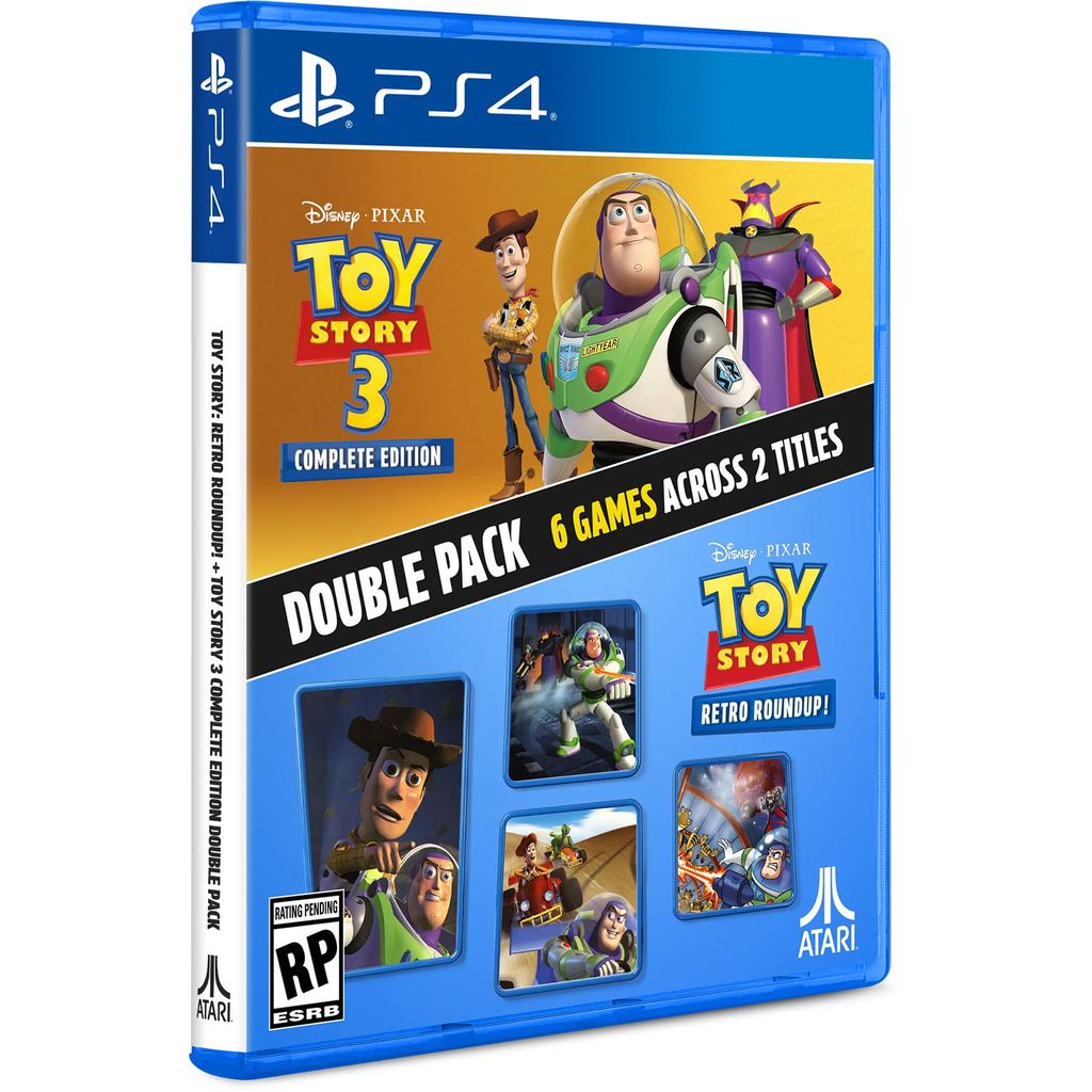 Toy Story Retro Roundup! + Toy Story 3 Complete Edition Double Pack PS4 Midia Fisica