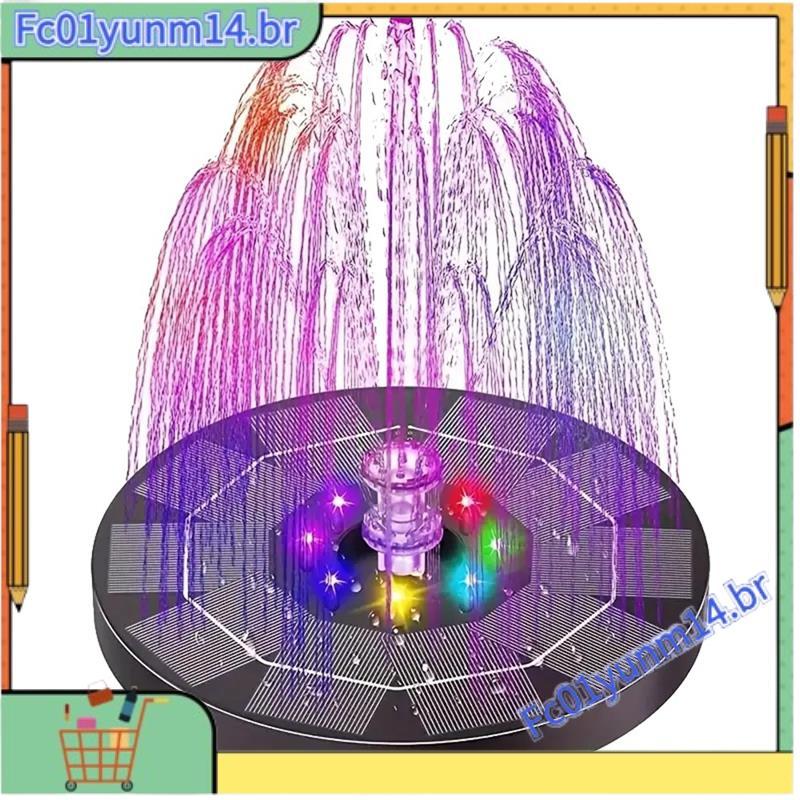 Bomba De Fonte Solar LED Para Banho De Pássaros , Lago , Aquário Ao Ar Livre , Decoração De Jardim Pátio , Ciclismo Aquá