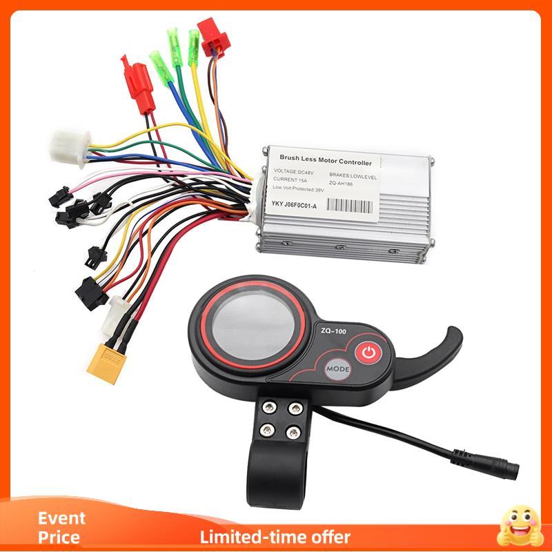 Controlador De 48V + Medidor De Quilometragem Zqs-100 Velocidade Ajustável Scooter Elétrico Peças De Reposição Acessório