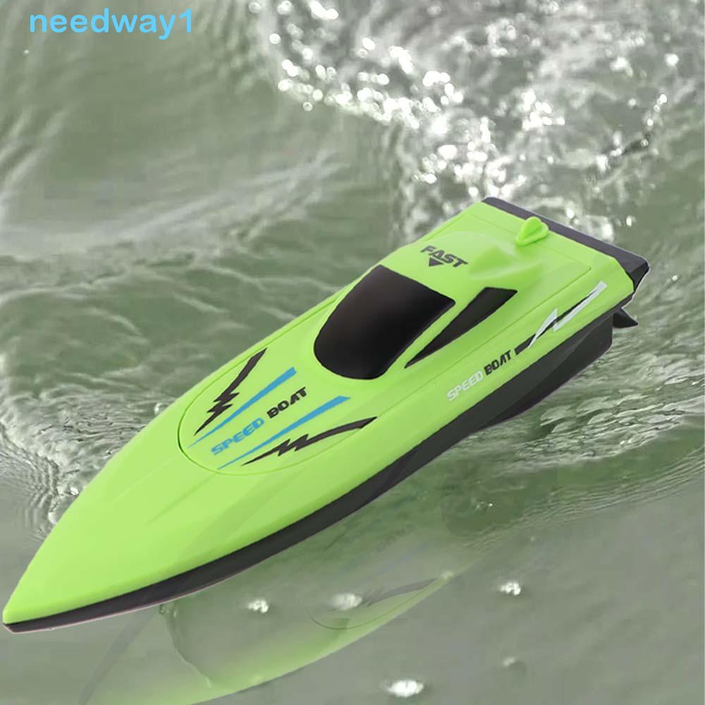 NEEDWAY Racer RC Barcos , Barco À Vela Prova D'água Com Controle Remoto , Brinquedo De Lancha Sem Fio De Alta Velocidade