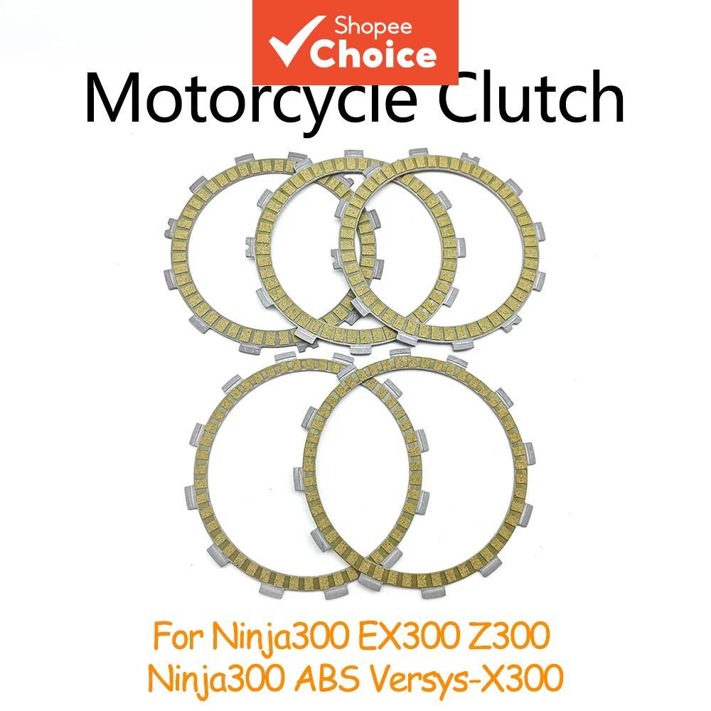Para KAWASAKI Ninja 300 EX300 Z300 Z300 Ninja 300 ABS Versys-X 300 Versys-X300 Placas de Embreagem Kits de Disco de
