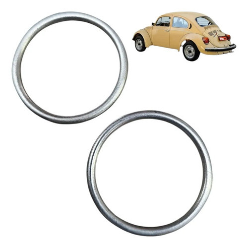 Par Kit Anel Tubo Coletor Admissao Vw Brasilia Fusca Kombi