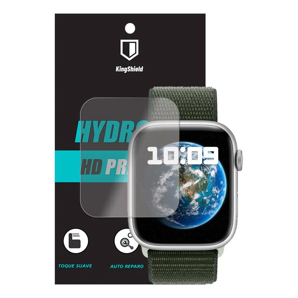 Película Apple Watch 9 (45mm) Kingshield Gel (3xunid) Fosca