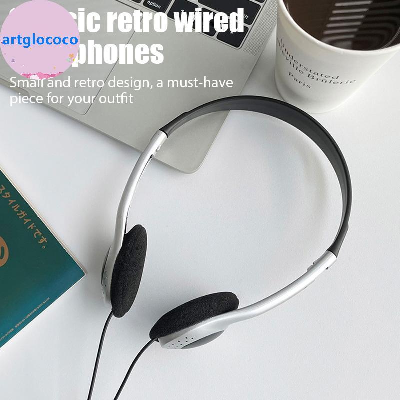 Artglococo Moda Vintage Retro Clássico Fone De Ouvido 80s Para Sony Panasonic CD MD Walkman MP3 Tiro Pose Modelo Xiaomi