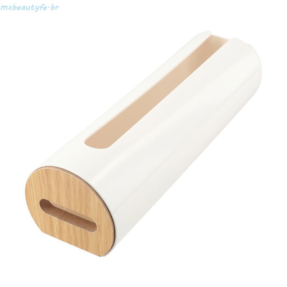 Dispensador De Almofada De Algodão MXBEAUTYFE , Recipiente Para Montagem Em Parede De Plástico , Caixa De Armazenamento