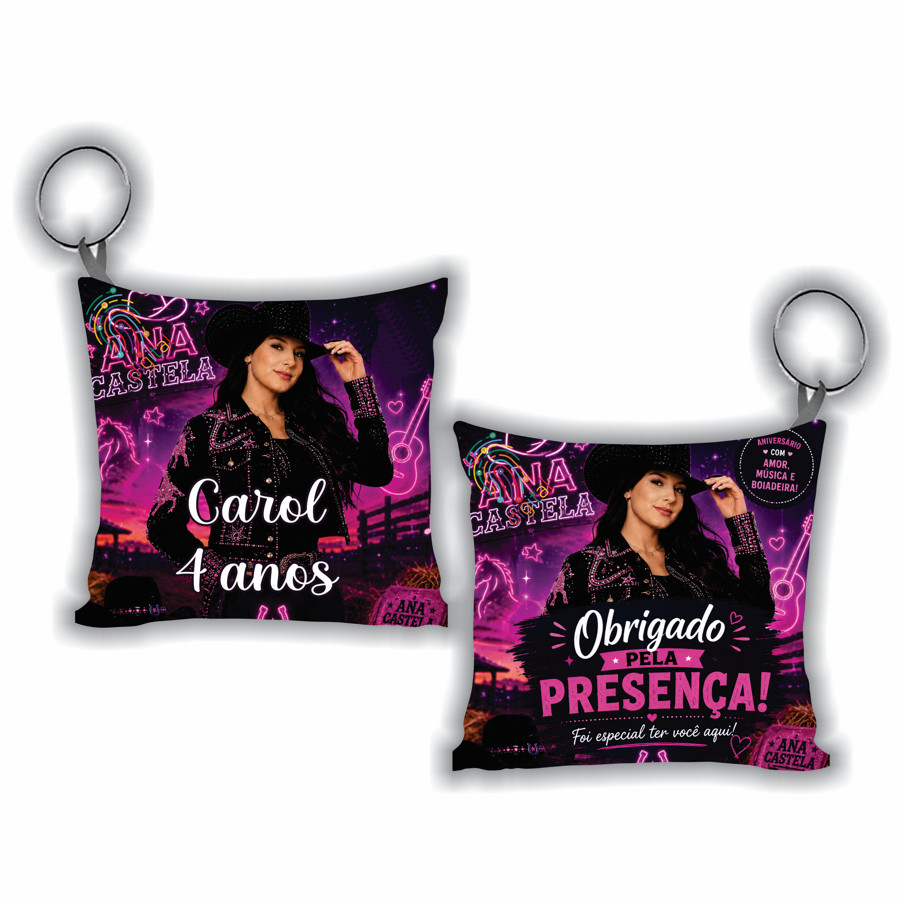 50/10un Almochaveiros Personalizados Boiadeira Ana Castela Lembrancinhas Aniversario Infantil