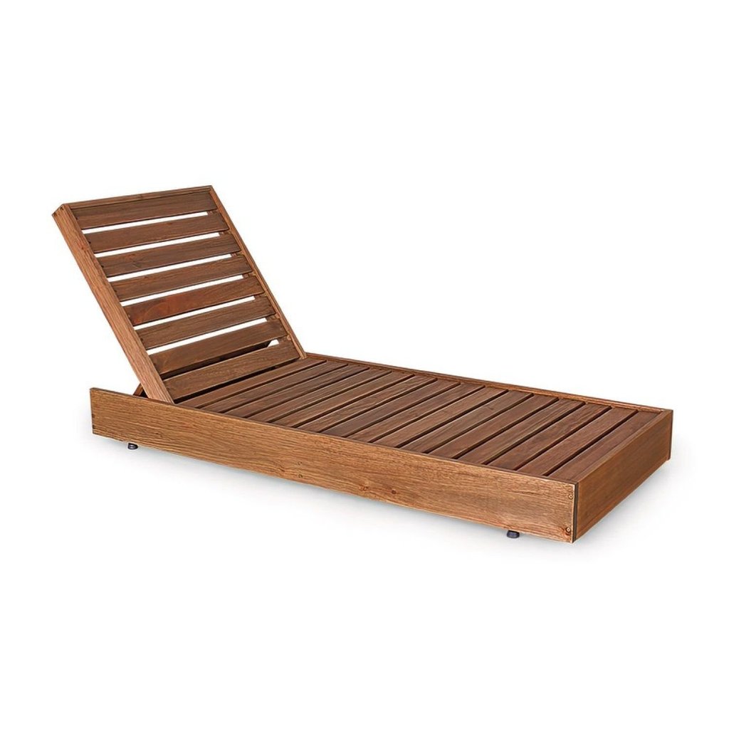 Espreguiçadeira Versatti Rustic Yescasa Marrom/Nogueira Não