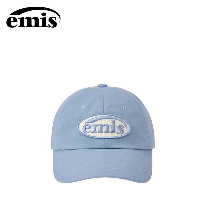 Coreia coreia emis chapéu macio topo mesma cor série emblema céu azul boné de beisebol grande circunferência da cabeça m