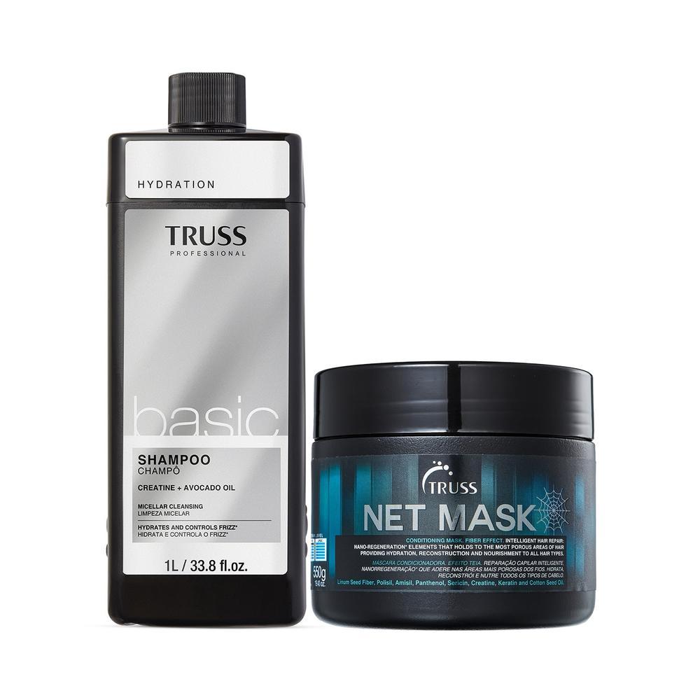 Kit TRUSS Basic Net Mask Duo (2 Produtos)