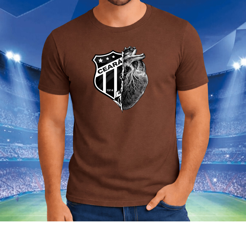 Camisa Camiseta Ceará Time Futebol Malha Premium 30.1 Lançamento Novidade