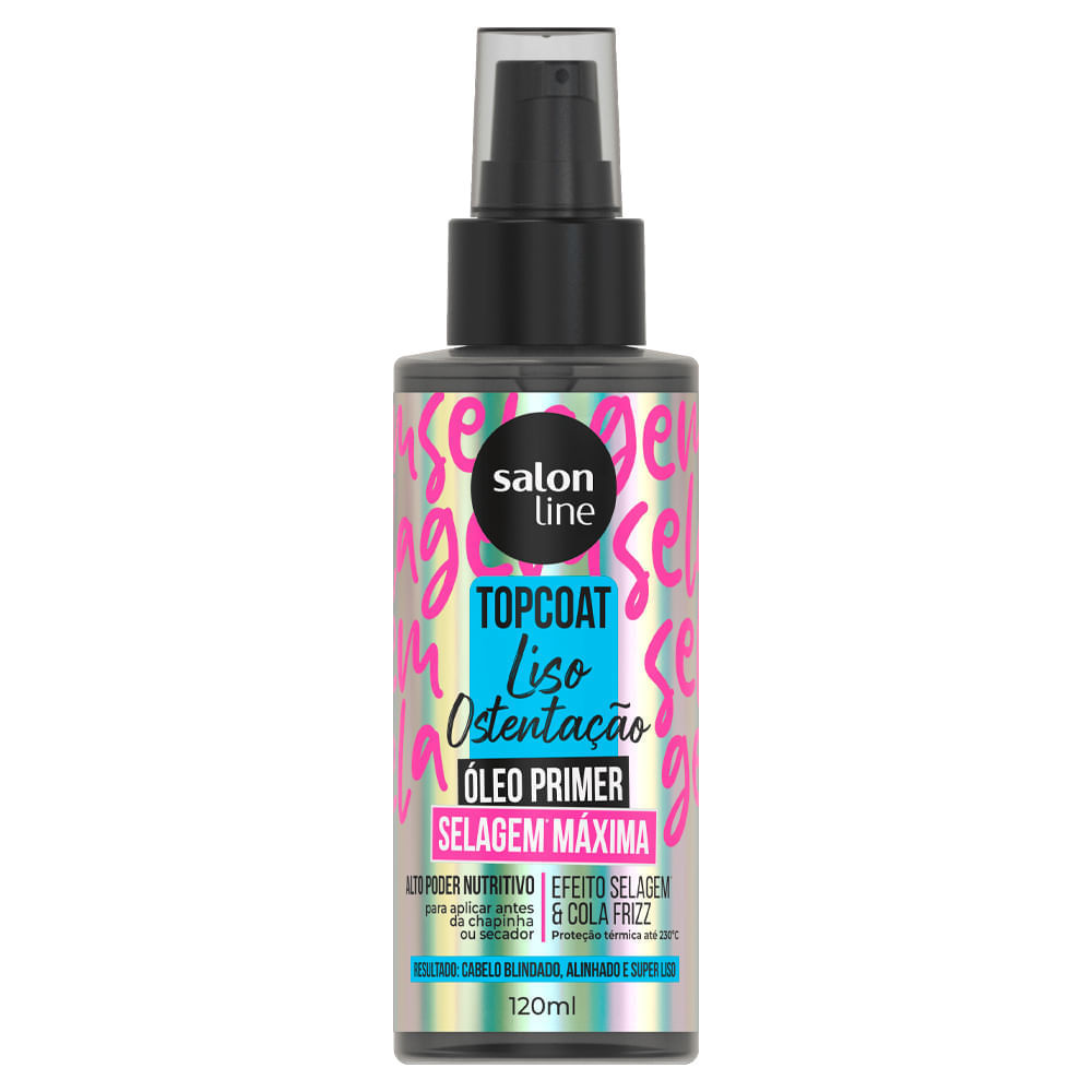 Óleo Capilar Primer Salon Line Top Coat Liso Ostentação 120ml