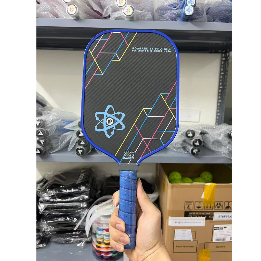 Bola de fibra de carbono raquete de pickleball T700 áspero fosco competição profissional grosso pickleball pickleball
