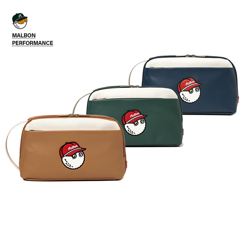 Malbon Golf Clutch Unissex Moda Bolsa Diversos Bolsa Impermeável Resistente ao Desgaste Bolsa de Armazenamento de Embrea