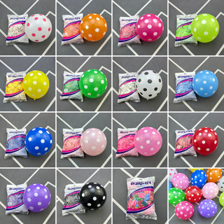 40cm colorido bolinhas balão de látex crianças decoração do bebê festa dot rua venda bolinhas bola na bola