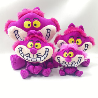Alice No País das Maravilhas Alice Purple County Cat Plushie Brinquedos Cartoon Anime Cute Soft Stuffed Plush Boneca Pre