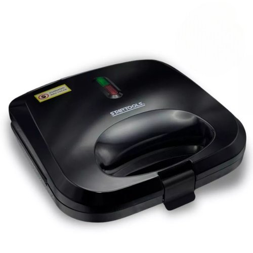 Sanduicheira Grill Eletrica 2 Em 1 750w 220v Prensa Dupla Antiaderente Cozinha Rapida Pratica