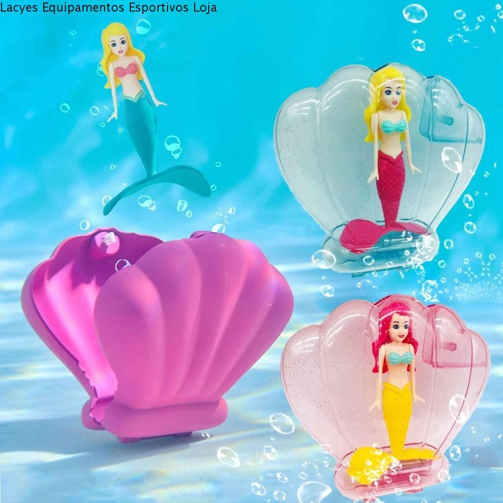 LACYES Sereia Brinquedos De Mergulho , Princesa Flutua Descobrindo Tesouro Flutuante Concha , Rotação Engraçada