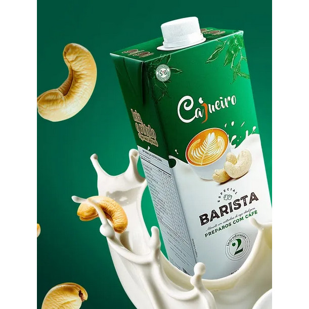 Detalhes do Bebiba Cajueiro Barista Aveia, Castanha E Caju A Tal Da Castanha 1 Litro
