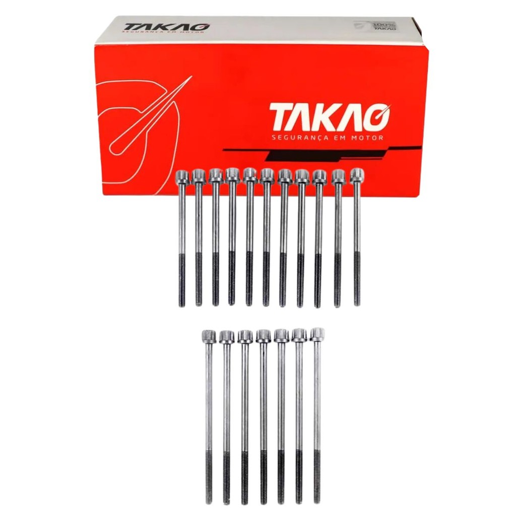 Parafuso De Cabeçote (Jg) Topic 2.7 8V 1991 A 2003 / Besta 2.7 8V 1993 A 1997 / Besta Gs 2.7 8V 1998 A 2005