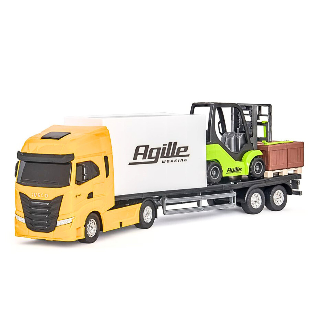 Caminhão Iveco S-Way com Empilhadeira Usual Brinquedos Sortido 755